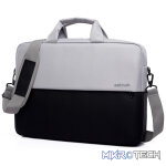 Sling Bag 15" Dual-Color with Multiple Pockets Black/Grey - LB110 - Image 2